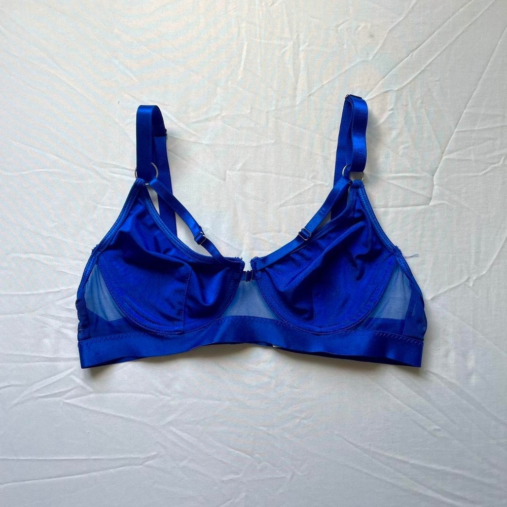 Blue bralette